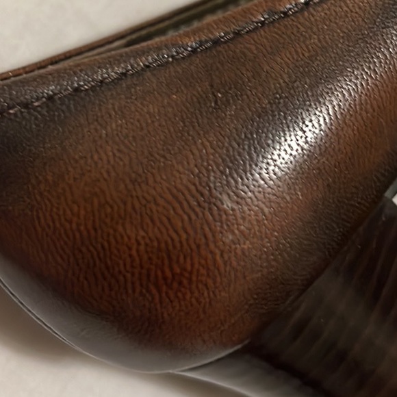 Nine West, Close Toe, Block Heels, Brown and Black, Size 7 - Picture 7 of 10